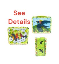 Vintage Y2K 2006 Enchantments Thumbelina Tin Metal Lunch Box