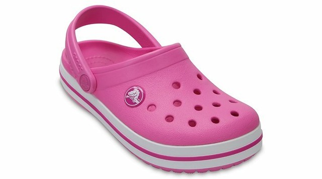 pink baby crocs