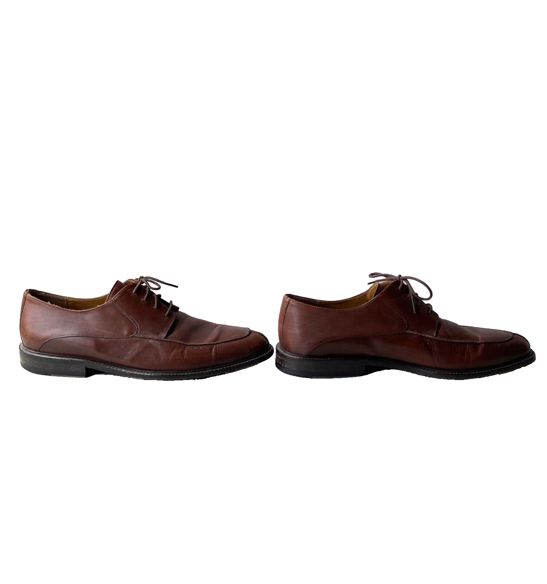 Johnston & Murphy Men\'s Brown Leather Split Toe Casual Oxford Dress Shoes 11 M Johnston & Murphy Dress Shoes Mens 11M Oxford Brown Leather  main image 3