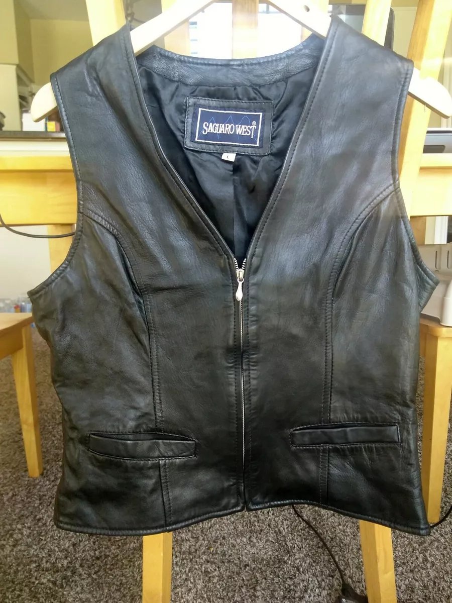 Saguaro west leather best sale vest