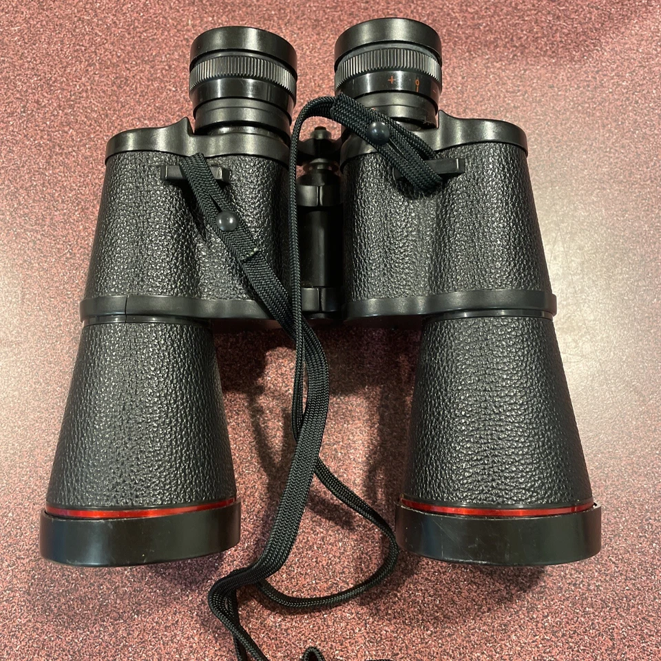 SIMMONS 1107 10x50 WA Red Line Binoculars 367ft @1000yds Coated Optics W/ INSTRU - Image 3 of 4