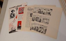 Gene Autry 1952  Packet that is trying to get news papers to run Gene Autry Comi