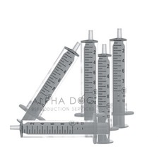 5 x 10ml All Plastic Sterile Syringe Canine Artificial Insemination Dog Breeding
