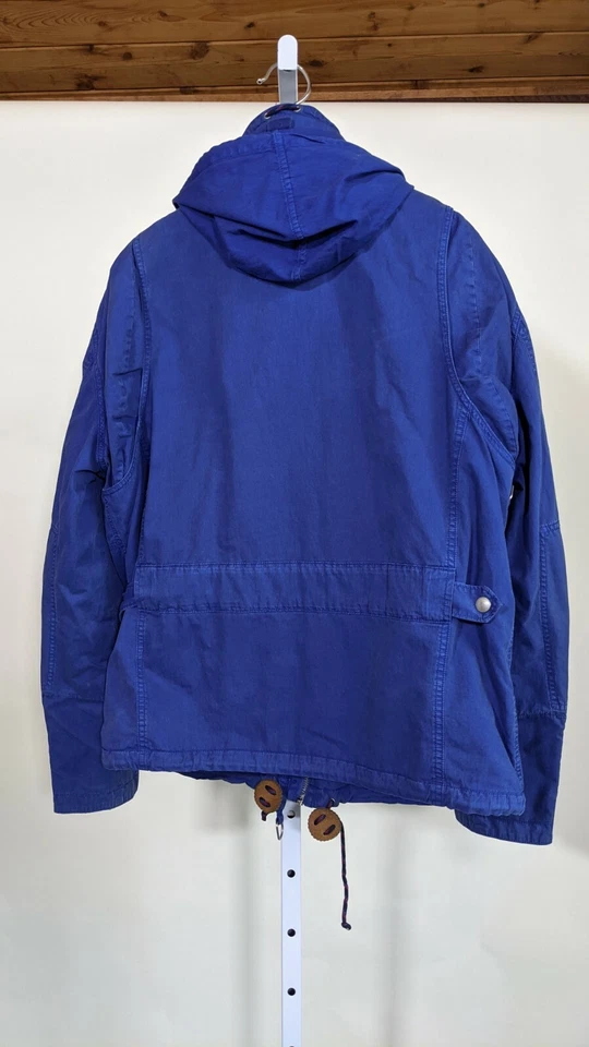 Chaqueta Parka Prps Azul Cobalto Militar Bolsillo Carga Talla XL  Foto 2 de 4