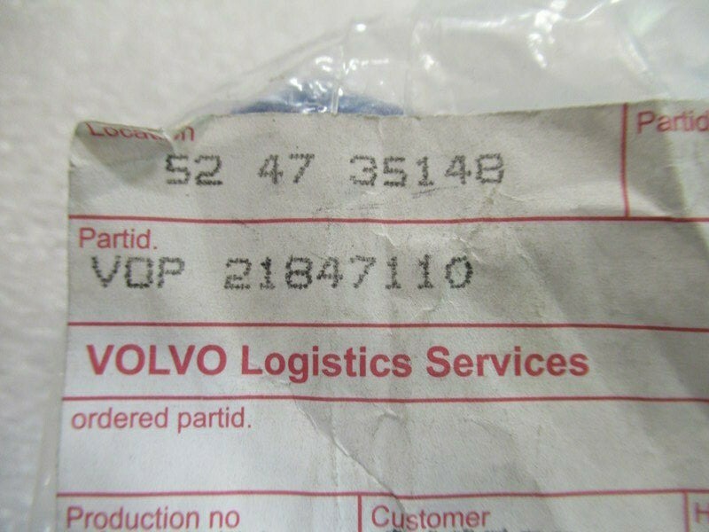 W38 Genuine Volvo Penta Marine 21847110 Stop Button OEM New 
