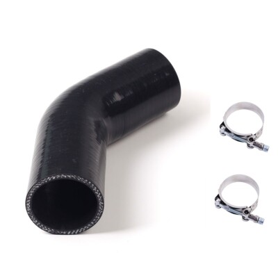 Purchase Silicone Hose | 2.5 To 3 Inch | 63mm - 76mm | 45&deg; Coupler Elbow | Black In Santa Ana