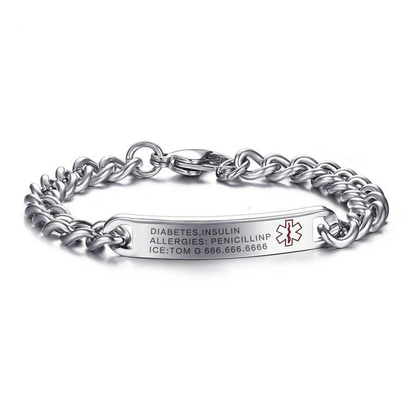 Medical on sale bracelets ebay