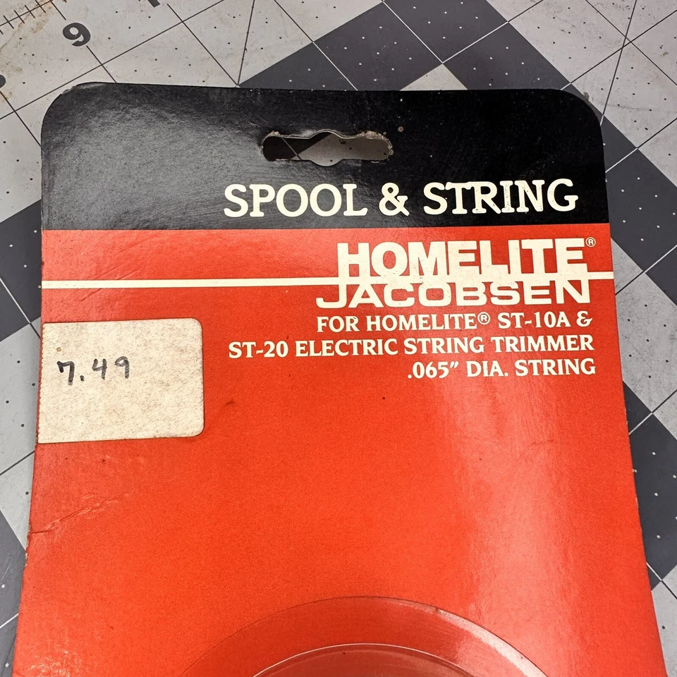 NOS Homelite Jacobsen Spool & String. Part DA-95159-D .065 ST-10 ST-20 - Image 3 of 4