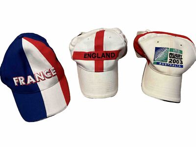 Casquette Baseball IRB - Coupe Du Monde Rugby 2003 Australie - Drapeau USA - Vintage