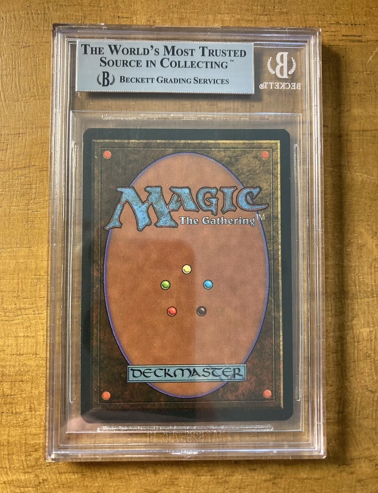 MTG✨THRULL WIZARD✨Fallen Empires BGS Quad 9’s++ MINT 1994 Maddocks Art POP 1 ! - Image 2 of 2