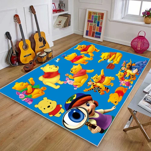 Alfombra 3D Winnie The Pooh alfombra de salón alfombra de suelo alfombras antideslizantes DE - Imagen 24 de 29