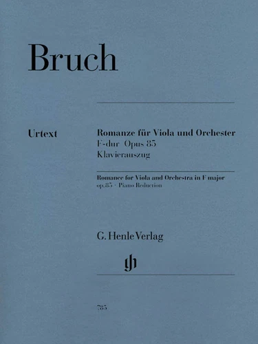 Bruch Romance for Viola and Orchestra in F Major Op. 85 Viola Piano 051480785