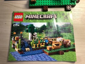✅ LEGO Minecraft The Farm (21114) - Complete w/ Instructions & Minifigures