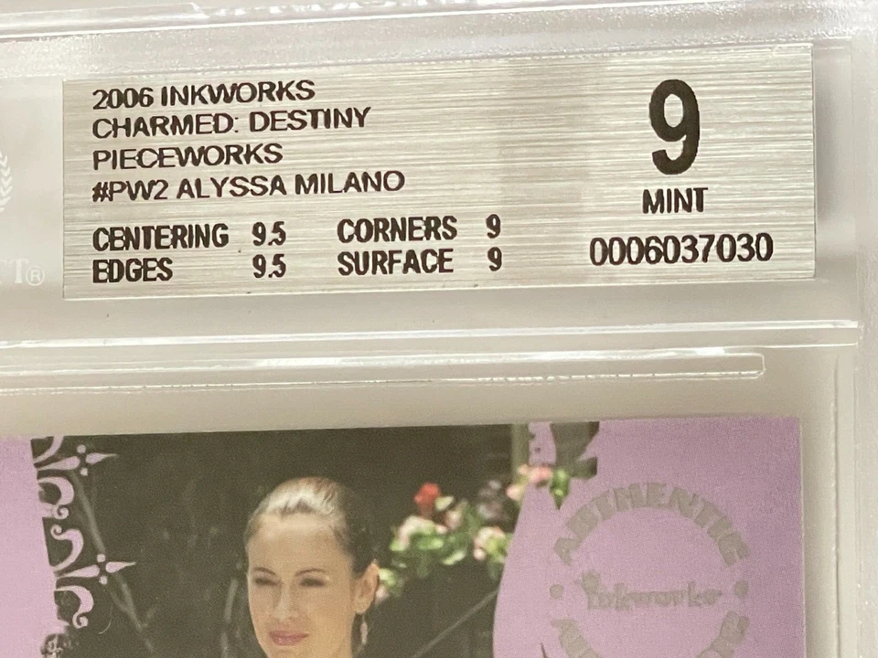 2006 Inkworks CHARMED Destiny ALYSSA MILANO Screen Worn DRESS Costume Relic BGS - Image 4 of 4