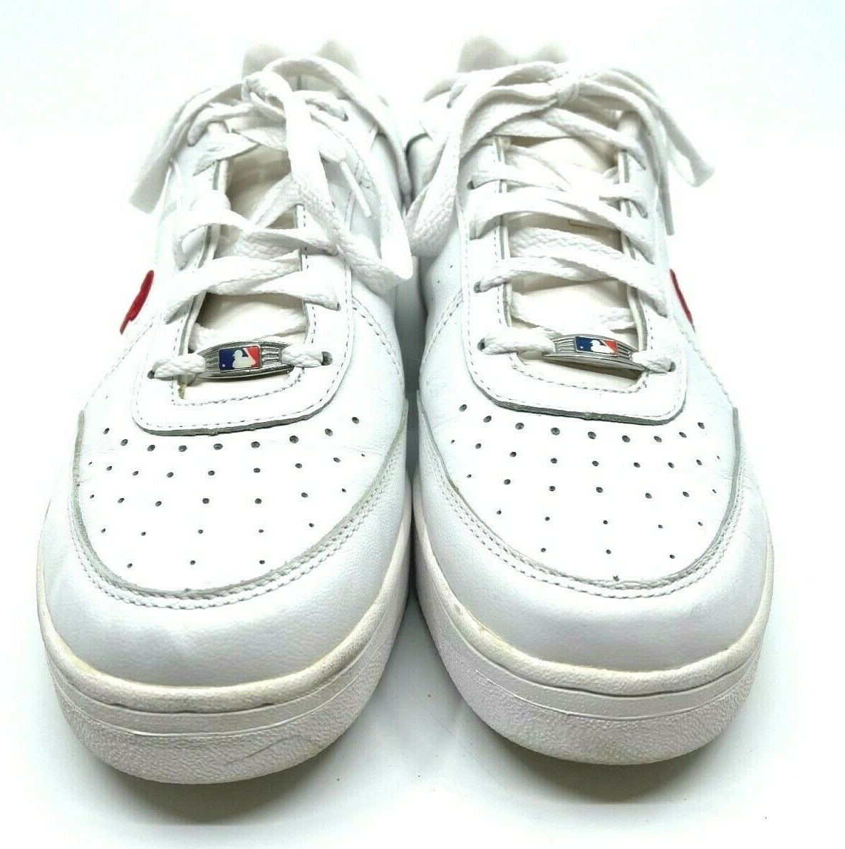 Reebok‎ White Men\'s MLB Phillies Sneakers Shoes - Size 10 REEBOK Mens Phillies MLB Clubhouse White Leather Low  main image 4