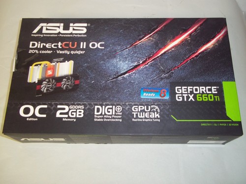 Asus Geforce Gtx 660 Ti Dc 2gd5 2gb Gddr5 Graphics Card Directcu Ii Oc Ebay