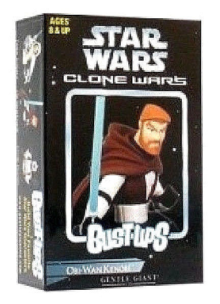 Clone Wars Series 7 OBI-WAN KENOBI Bust-Up / Micro-Bust PVC 6Cm Gentle Giant