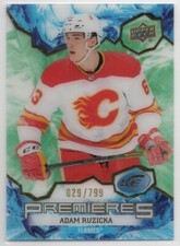 2021-22 Upper Deck Ice Premieres Green Rookies SN# /799 U-Pick from List