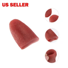 1PC Halloween False Simulation Tongue Magic Prop Decompression Toy Prank Props