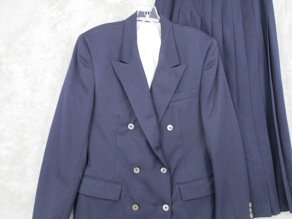 Maxi Blazer Modesto Vintage Hertling Para Nordstrom Falda Traje Para Mujer 8 Plisado Foto 4 de 4