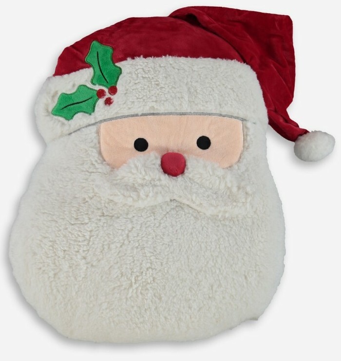 Santa Large plush Cushion Cupcakes Cashmere TKMaxx
