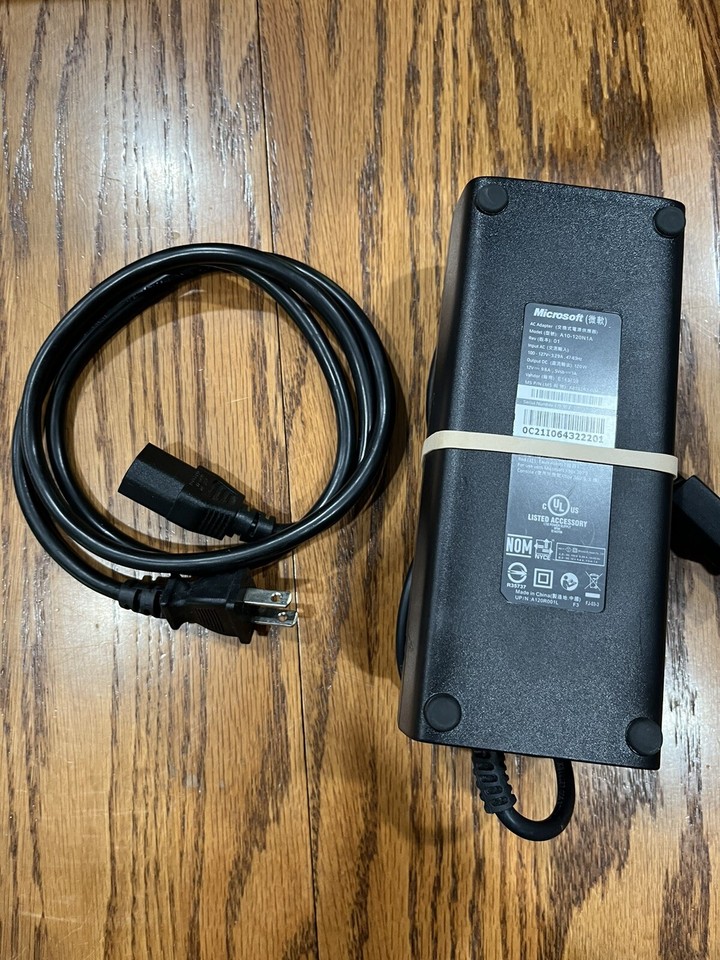 Official xbox 360 power cable*TESTED WORKS* eBay
