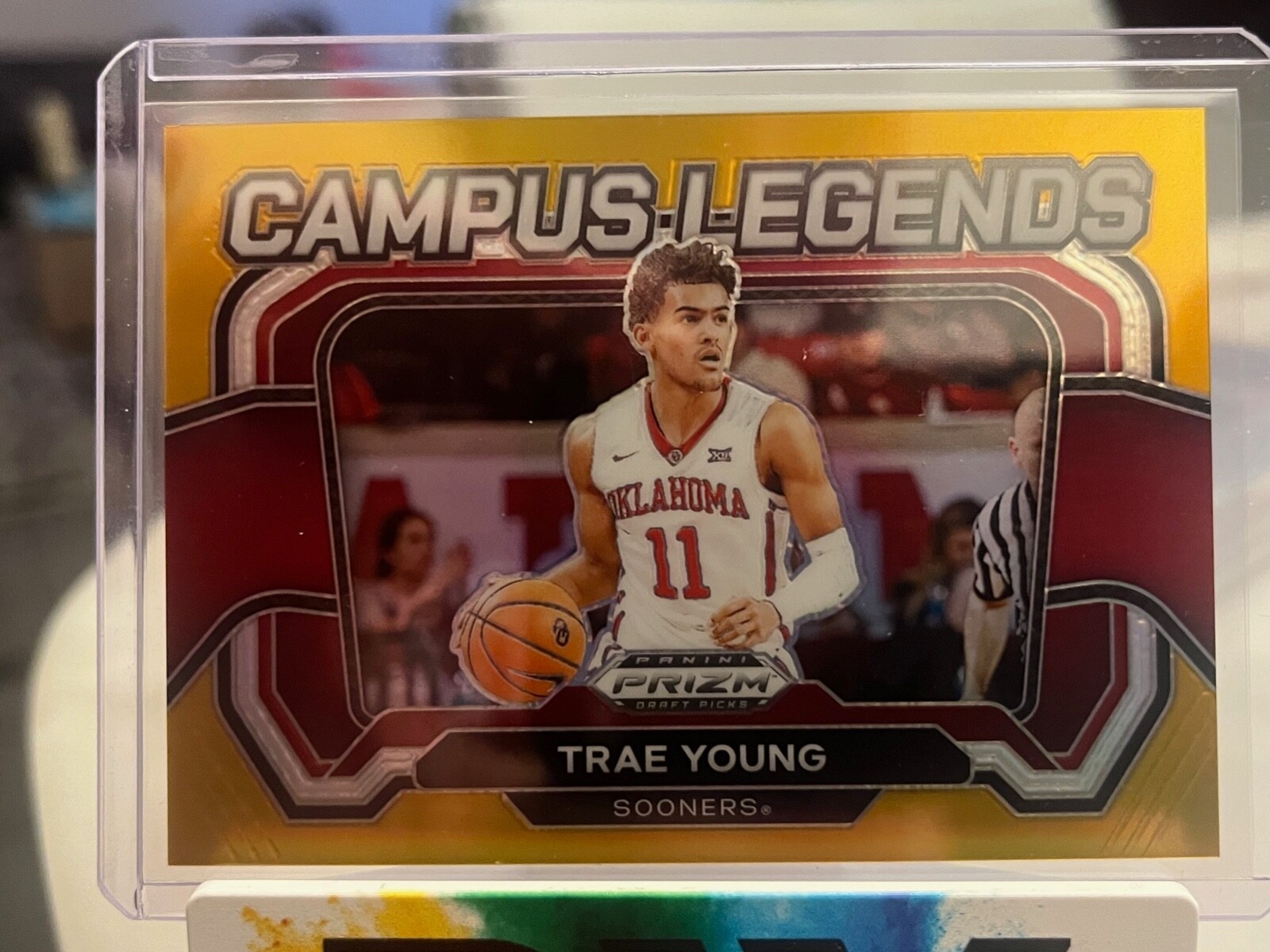 2024 Panini Prizm Draft Picks - Campus Legends Trae Young Gold Prizm /10