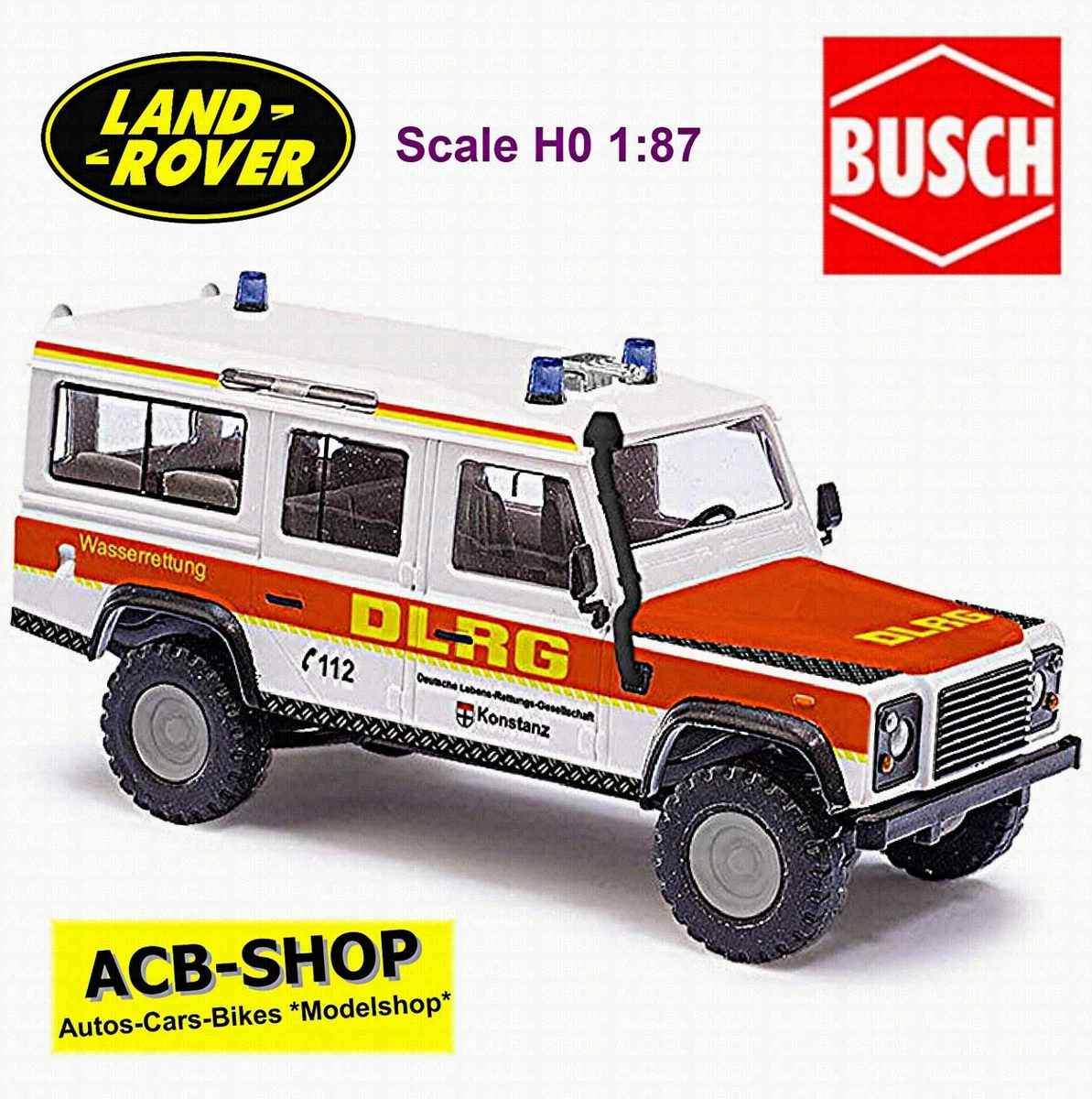 Busch Land Rover 1:87 Scale Diecast Cars, Trucks & Vans for sale