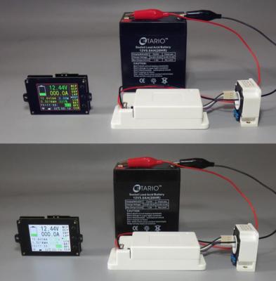 Battery Operated 120V 100A - Misura Tensione, Corrente, Capacit&agrave; Rimanente, Stato Di Carica Monitor Batteria Wireless DC