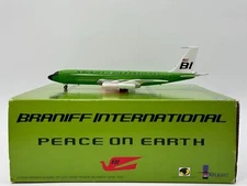 Inflight200 Braniff International Boeing 707-300 N7097 Jellybean Green IF70026
