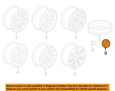 Buick GM OEM 14-16 LaCrosse Wheel-Center Cap Hub Cover 9597714