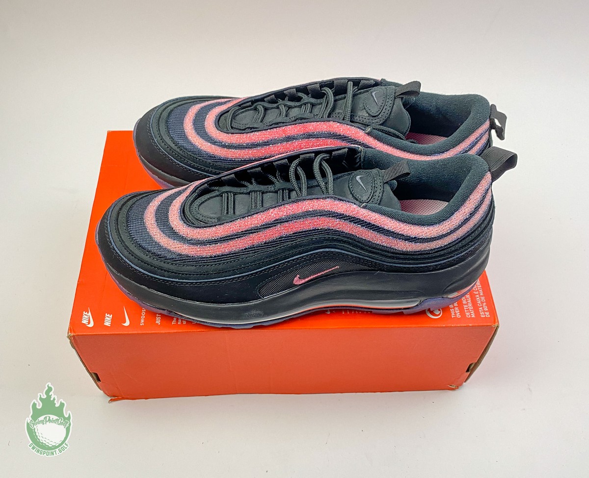 Nike Mens Air Max 97 G Golf Swarovski Crystal NRG Black Pink