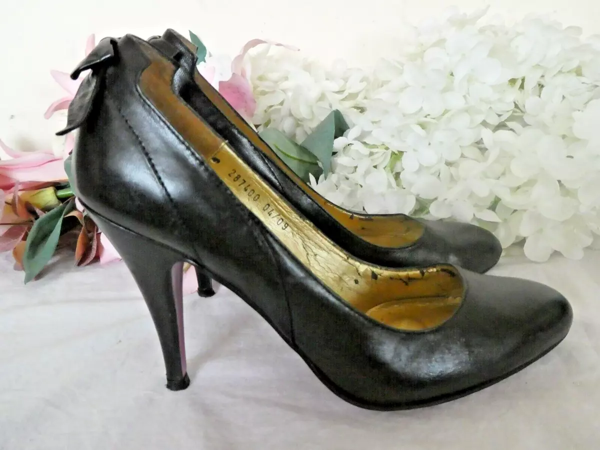 Faith black sales court shoes