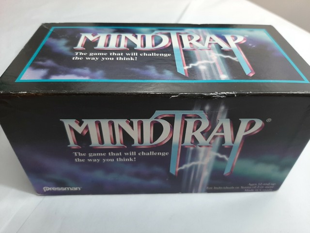 Vintage Mindtrap Mind Trap by Pressman Challenge Card Game 1996 for ...