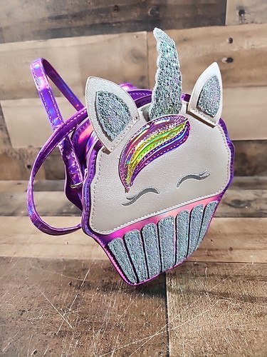 CUPCAKE unicorn purse purple /Accessories Great Condition - Picture 8 of 10