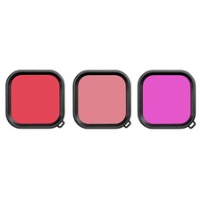 3pcs Colorful Filter Lens Kit For 8 Underwater Dive Filters