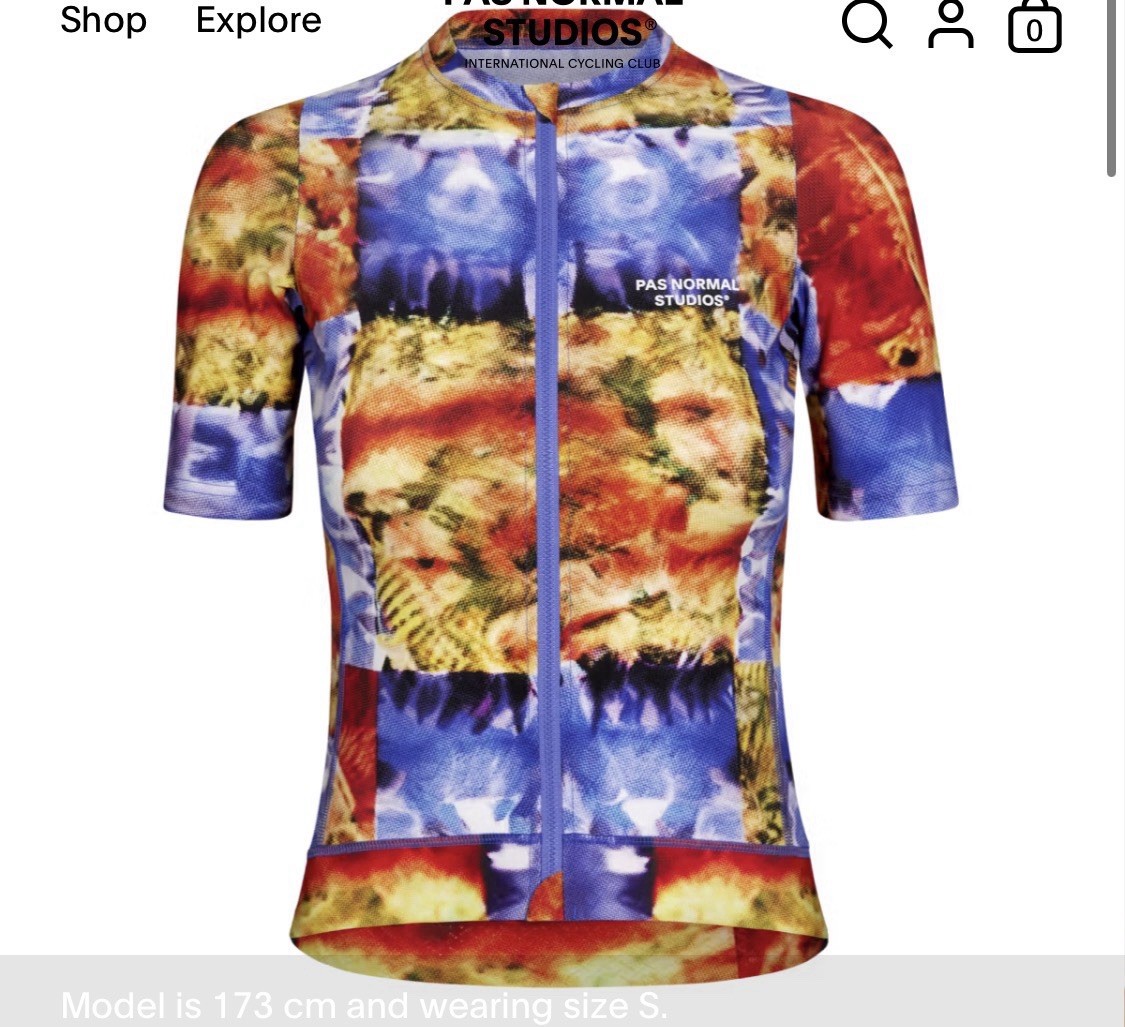 PAS NORMAL STUDIOS Womens Essential Jersey Size XXS Kaleidoscope