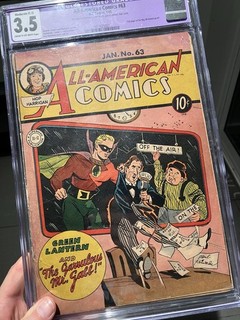 All American Comics 63 CGC Restored 3.5 DC Comics 1945 Only 29 On Census Rare!