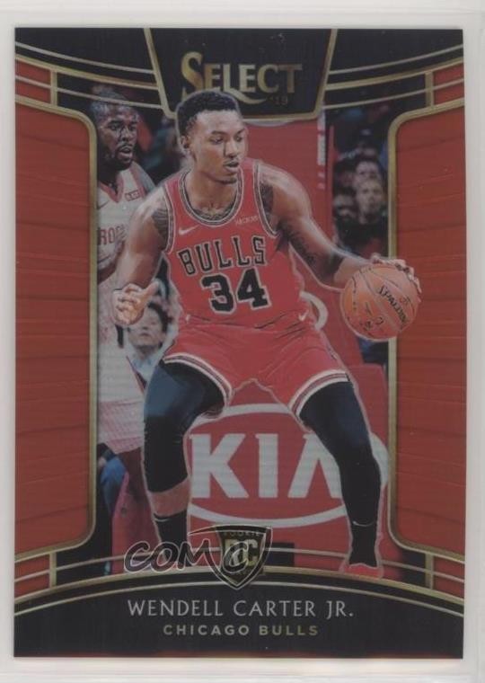 2018-19 Panini Select Concourse Red Prizm 56/199 Wendell Carter Jr #65 7i2