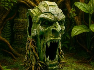 Ruinen Dämon Deko | Gelände | Terrain | | Häuser | Aqarium | Terrarium