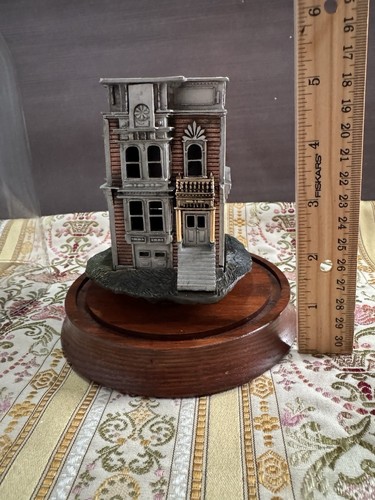 Legends Victorian Homes Larry 1990 Webster Stick Pewter Sculpture Home 119/950 - Bild 17 von 22