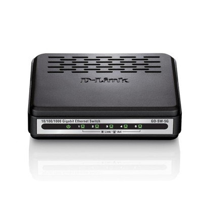 D-Link GO-SW-5G Netzwerk Switch Unmanaged Schwarz