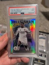 2024-25 Topps Chrome UCC Jude Bellingham Hero Variation PSA9 Case Hit Rare Card