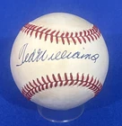 Ted Williams Signed Rawlings AL Ball Baseball Bold Auto Red Sox JSA YY80429