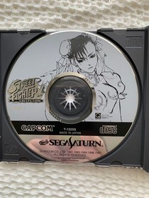 [TESTED] Street Fighter Collection Sega Saturn Capcom 2-Disc Set Great Condition