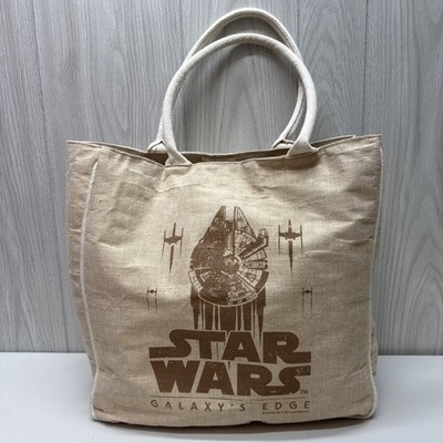 Star Wars Galaxy s Edge Lined Canvas Tote Bag Millennium Falcon (Federal Credit)
