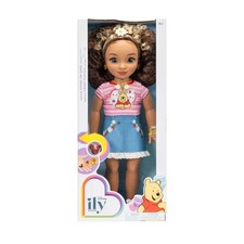 Disney ILY 4EVER 18" Winnie the Pooh Doll Brunette Hair MINT Ship any country