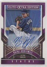 2015 Panini Elite Extra Edition 10/75 Brent Honeywell #72 Auto 4l3