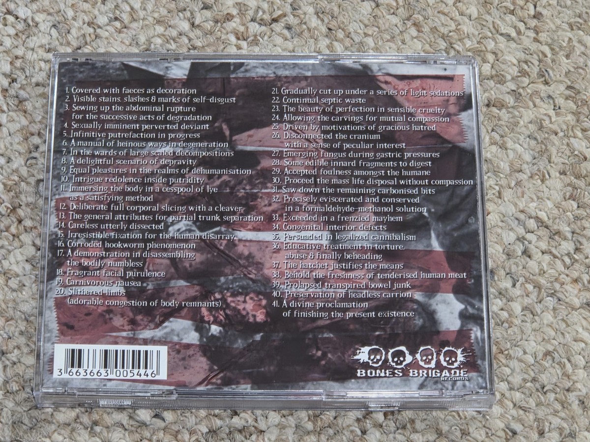 Last Days Of Humanity - Putrefaction In Progress CD 2020 Bones