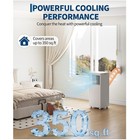 Compact 8000 BTU Portable Air Conditioner, Energy-Saving